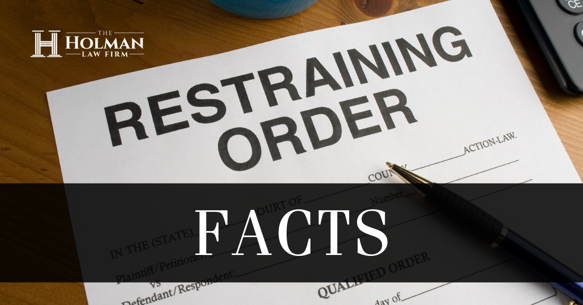 Restraining Order Facts