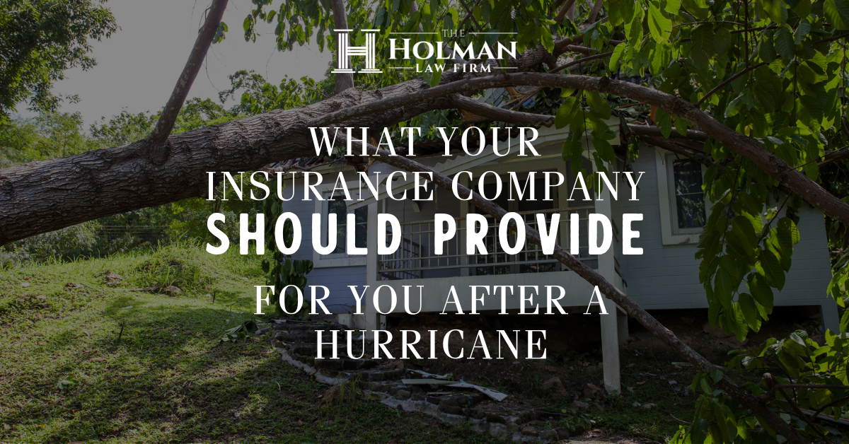  What Your Insurance Company Should Provide For You After A Hurricane