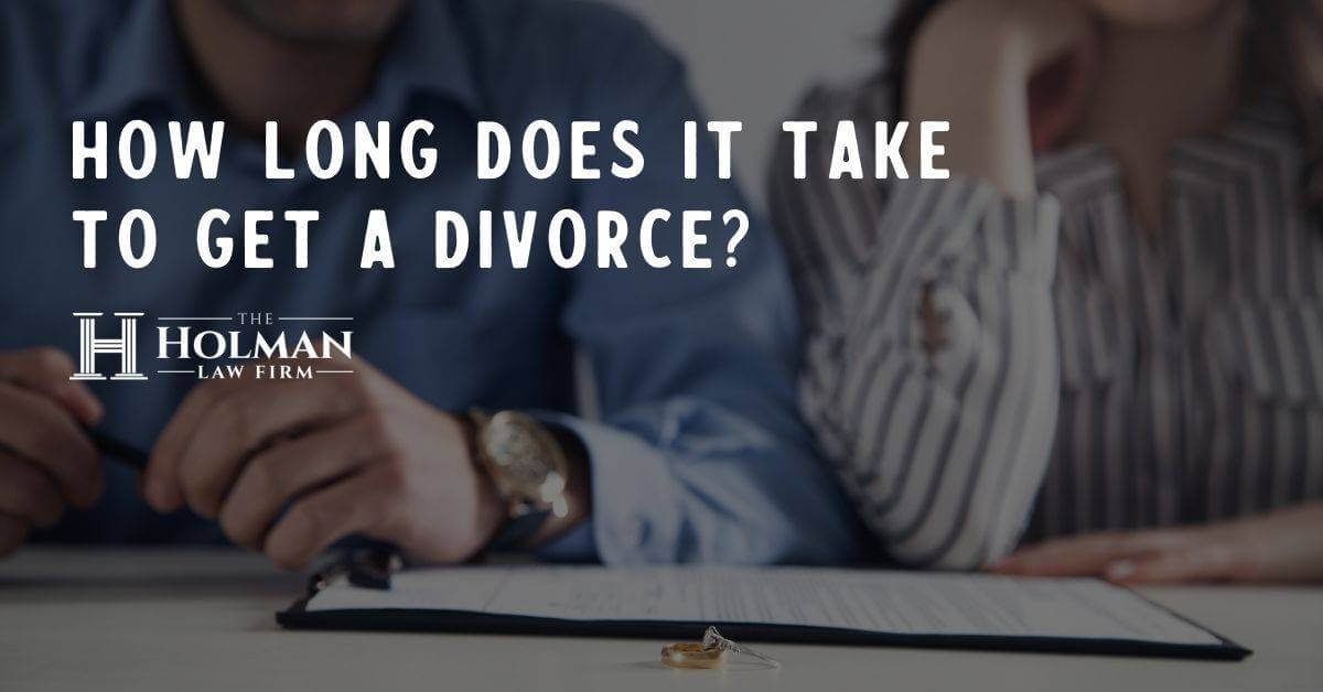 How long does it take to get a divorce?