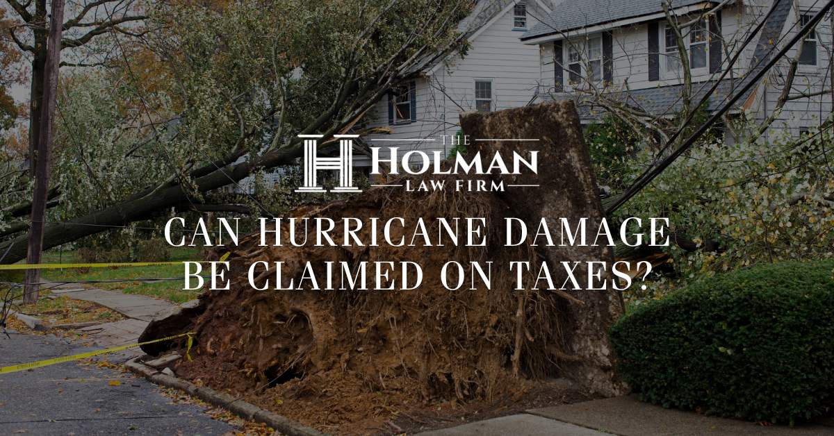 Can Hurricane Damage be Claimed on Taxes?