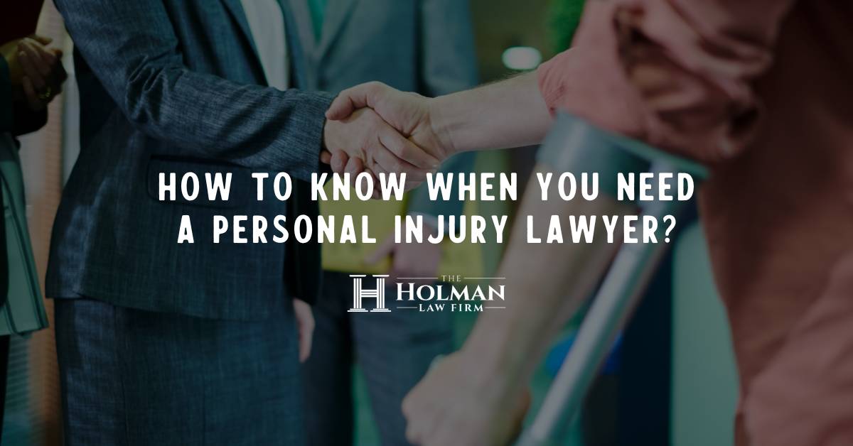 How to know when you need a personal injury lawyer?